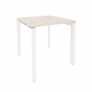 Стол рабочий на П-образном м/к Рива ONIX O.MP-SP-0.8 Денвер Светлый/Белый