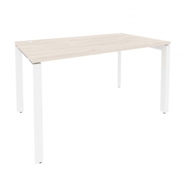 Стол рабочий на П-образном м/к Рива ONIX O.MP-SP-3.8 Денвер Светлый/Белый