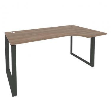 Стол эргономичный правый на О-образном м/к Рива ONIX O.MO-SA-1R Дуб Аризона/Антрацит