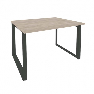 Стол переговорный 1 столешница Рива ONIX O.MO-PRG-1.2 Дуб Аттик/Антрацит