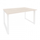 Стол переговорный 1 столешница Рива ONIX O.MO-PRG-1.3 Денвер Светлый/Белый