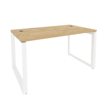 Стол рабочий руководителя на О-образном м/к ONIX Рива O.MO-SRR-3.8 Тиквуд Светлый/Белый