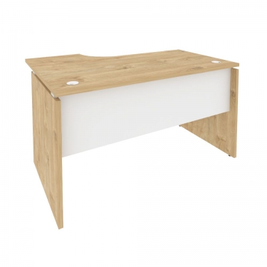 Стол эргономичный правый Рива ONIX O.SA-2R Тиквуд Светлый/Белый