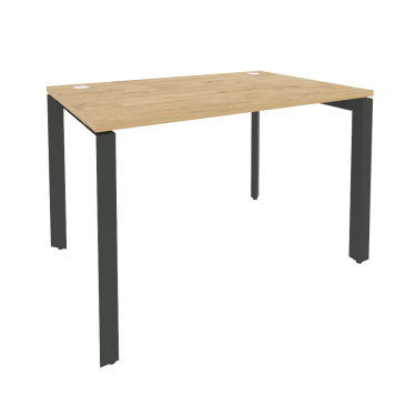 Стол рабочий на П-образном м/к Рива ONIX O.MP-SP-2.8 Тиквуд Светлый/Антрацит