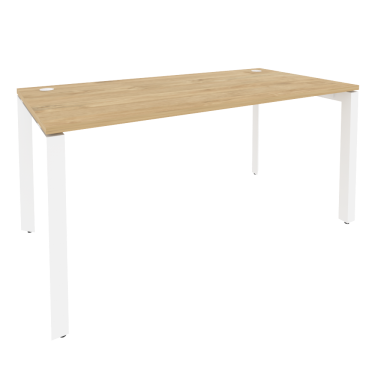 Стол рабочий на П-образном м/к Рива ONIX O.MP-SP-4.8 Тиквуд Светлый/Белый