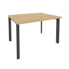 Стол переговорный 1 столешница Рива ONIX O.MP-PRG-1.2 Тиквуд Светлый/Антрацит