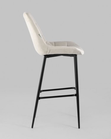 Стул барный Stool Group Флекс обивка велюр Бежевый