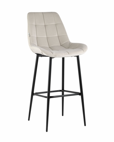 Стул барный Stool Group Флекс обивка велюр Бежевый