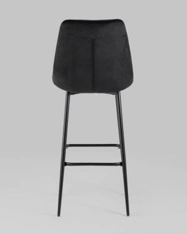 Стул барный Stool Group Флекс обивка велюр Черный