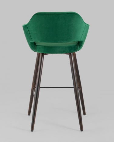 Стул барный Stool Group Саймон Б велюр Темно-зеленый