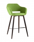 Стул барный Stool Group Саймон Б велюр Травяной