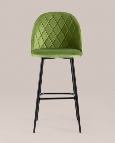 Стул барный Stool Group Марсель Б велюр Травяной