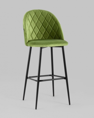 Стул барный Stool Group Марсель Б велюр Травяной