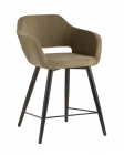 Стул полубарный Stool Group Саймон ПЛ велюр Капучино