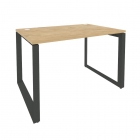 Стол рабочий на О-образном м/к Рива ONIX O.MO-SP-2.8 Тиквуд Светлый/Антрацит