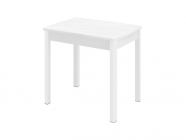 Стол обеденный раскладной Витра Орфей 42 Белый Шпон