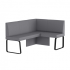 Скамья угловая левая Любимый дом Лофт ЛД 243.020.000 Nitro Grey