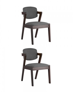 Комплект из двух стульев VIVA 2 шт Темно-серый