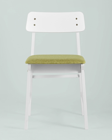 Комплект из двух стульев Stool Group ODEN WHITE 2 шт Оливковый
