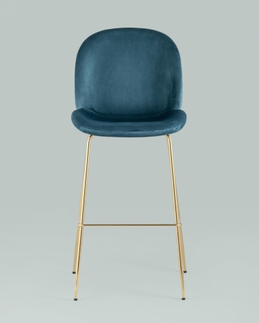 Стул барный Stool Group Beetle gold Маренго