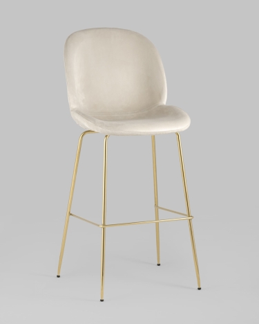 Стул барный Stool Group Beetle gold Бежевый