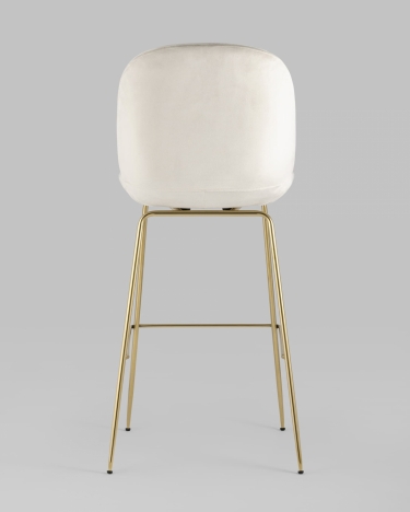 Стул барный Stool Group Beetle gold Бежевый