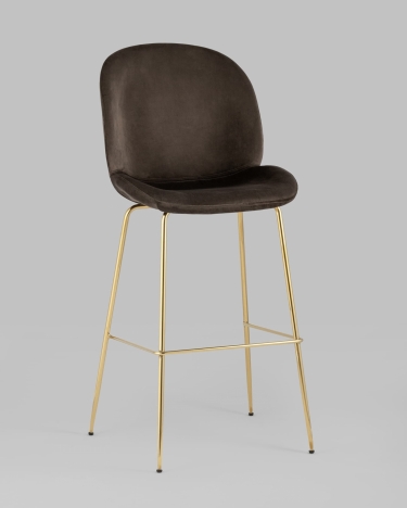Стул барный Stool Group Beetle gold Коричневый