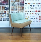 Диван двойной Gruppo 396 Бьерн двойной бирюза/бежевый