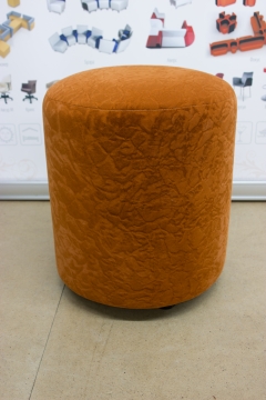 Пуф круглый d-400 мм оранжевый