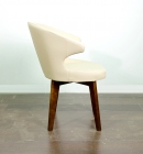 Стул Gruppo 396 Бальб бежевый Ecotex 3014 на опоре деревянная арт.111