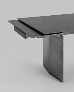Обеденный стол раскладной Селин 180-260 Темный мрамор