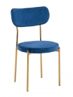 Стул Stool Group Барбара gold велюр Синий