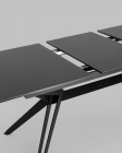 Обеденный стол раскладной Stool Group Олимпия 180-230 Темная керамика