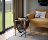 Стол журнальный Любимый дом Тип 9 ЛД 451.210.000 Чёрный Камень Пьетро чёрный