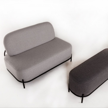 Пуф большой R-home Gawaii ПБ Светл серый