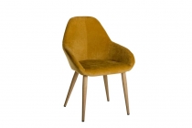 Стул R-home Kent Желт/Натуральный Дуб