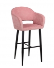 Стул барный R-home Oscar Сканди Розов/Черный