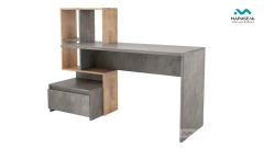 Стол компьютерный СП-4 МАГ-РИВЕР Камень темный/Дуб Ирландский