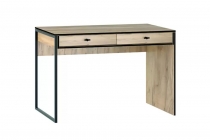 Стол письменный Ивару Берген 6 Дуб Крафт Золотой Черный