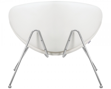 Кресло дизайнерское DOBRIN DOBRIN EMILY Белый винил YP17