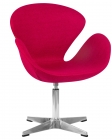 Кресло дизайнерское DOBRIN SWAN Бордо ткань AF5