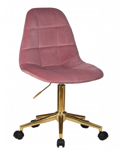 Офисное кресло для персонала DOBRIN DIANA Розовый велюр MJ9-32