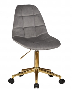 Офисное кресло для персонала DOBRIN DIANA Серый велюр MJ9-75