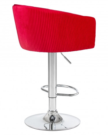 Стул барный DOBRIN DOBRIN DARCY Малиновый велюр 1922-14