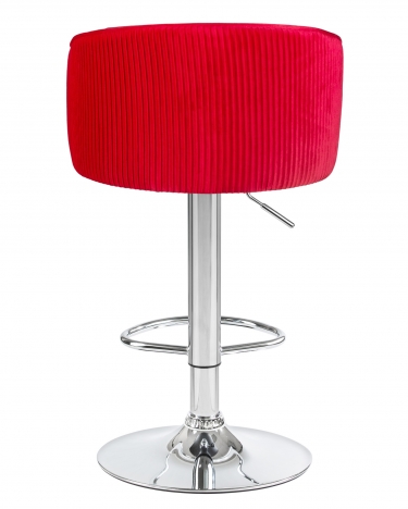 Стул барный DOBRIN DOBRIN DARCY Малиновый велюр 1922-14