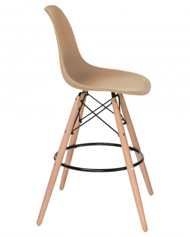 Стул барный DOBRIN DOBRIN DSW BAR Бежевый GR-03