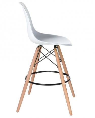 Стул барный DOBRIN DOBRIN DSW BAR Белый W-02