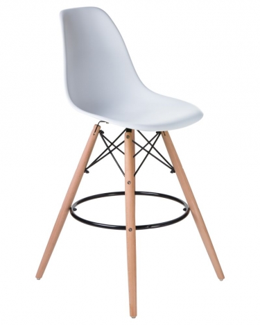 Стул барный DOBRIN DOBRIN DSW BAR Белый W-02