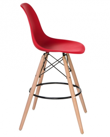 Стул барный DOBRIN DOBRIN DSW BAR Красный R-02