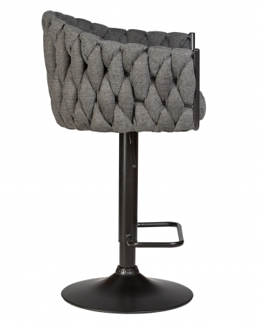Стул барный DOBRIN DOBRIN LEON Графитовая ткань LAR-275-21